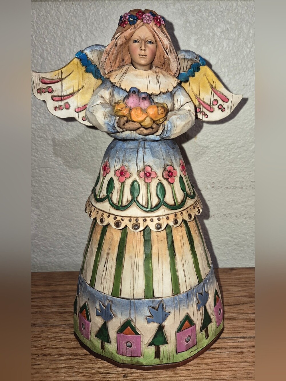 Vintage Jim Shore Heartwood Creek Angel Of Love Figurine